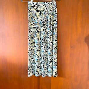 Salaam skirt with palm leaf print